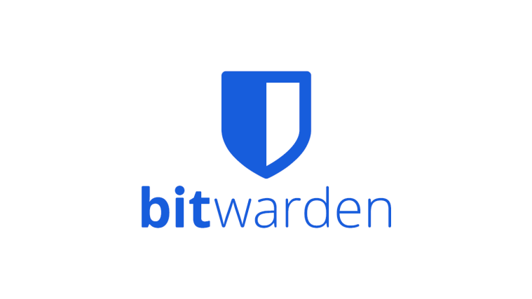 bitwarden logo on white background