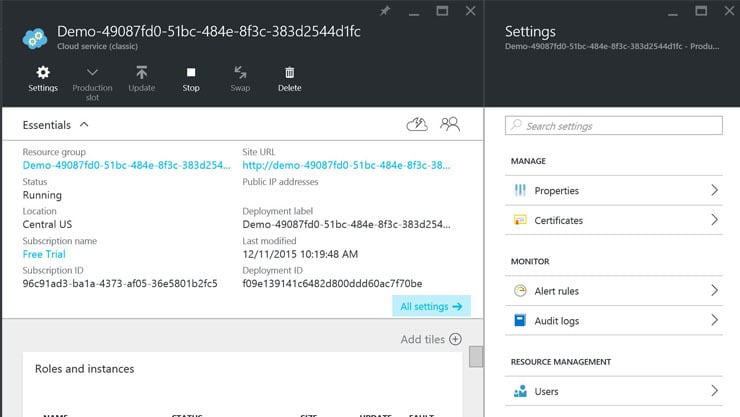 Microsoft Azure Site Recovery - Node Management