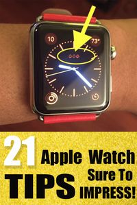 21 Apple Watch Tips Sure To Impress!!! The Apple Watch is great for telling the…