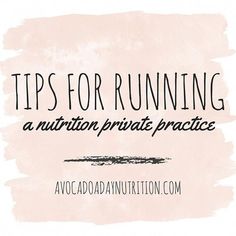 Tips for how to run a nutrition private practice as a dietitian #dietitian #business #coaching #privatepractice Coaching, Fitness, Life Coach Certification, Nutrition Coach, Nutrition Quotes