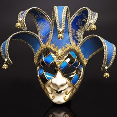 Harlequin Halloween Venetian Mask Arlecchino Carnival Mask Full Face Adults' Men's Halloween Carnival Mardi Gras Party Masquerade Carnival of Venice Easy Hallow… | Venetian masks, Steampunk mask, Mask party