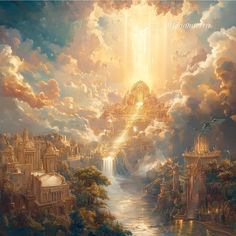 Jess Jaron on Instagram: "Leaked photo of Heaven." in 2025 | Heaven art, Heaven artwork, Heaven painting