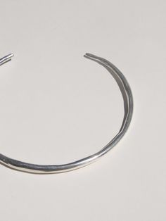 The R. Bosetti collar named for a sculptural artist. 12" diameter. Available in Solid Sterling Silver or Gold Plated. Artisan Silver Necklace Hand-strung, Adjustable Modern Sterling Silver Choker, Artistic Silver Hand-cast Necklace, Modernist Sterling Silver Necklace With Polished Finish, Brutalist Sterling Silver Pendant Necklace, Gold Plate, Plating, Collar, Sculpture