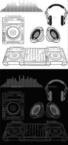 DJ Tattoo Design