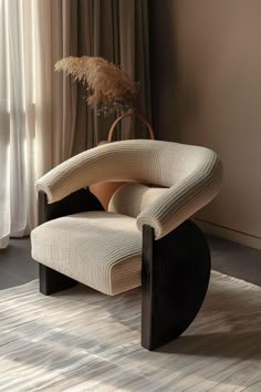 Chairs For Living Room Modern, Affordable Chairs, Sleek Chairs, Japandi Accent Chair Ideas, Knitting Chair, Wall Seat, Modern Chairs For Bedroom, Japandi Lounge Chair, Minimalism Furniture