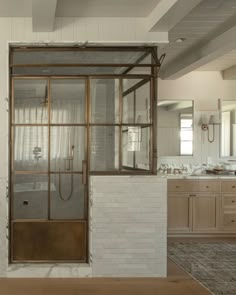 Primary Bathroom with Glass Shower Door