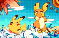 Pikachu and Raichu, by Loverofscythe | Cute pikachu, Cute pokemon wallpaper, Cute pokemon