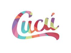 the word cuci is made up of multicolored lines and letters that spell out cuci