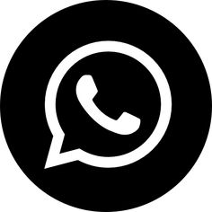 a black and white circle with the letter q in it's center, inside which is an image of a phone