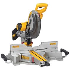 a miter saw on a white background