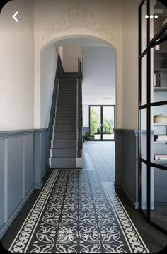Pin by yenn bo on gang in 2025 | Victorian hallway tiles, Victorian hallway, Tiled hallway