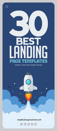30 Best Landing Page Templates Of 2020 Graphic Design Junction in 2025 | Best landing pages, Landing page inspiration, Best landing page design