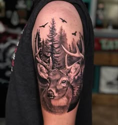 Deer Tattoo | Deer head tattoo, Hunting tattoos, Deer hunting tattoos