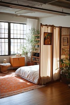 DIY Room Dividers for Studio Apartments in 2025 | Studio apartment living, Bedroom interior, Apartment decor inspiration