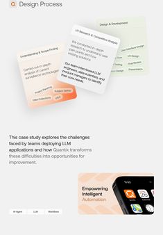 Quantix LLM Application | A UI/UX Case Study :: Behance in 2025 | Case study design, Case study, Webpage design