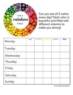 an image of a rainbow chart with the words, colors and days to go on it