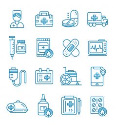 Set of nurse icons with outline style | Premium Vector Medical Icon Inspiration, Medical Filled Outline Icons, Healthcare Icon Collection, Medical Icons Outline, Healthcare Tool Icon, Chemistry Lab Equipment, Health Icon, Powerpoint Slide Designs, Nurse Art