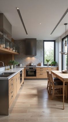 20 Modern Kitchen Ideas in Neutral Colors That Feel Effortlessly Elegant! - 19. Mixing Materials for a… in 2025 | Modern kitchen design, Kitchen, Minimalist modern kitchens