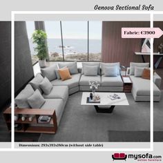 Genova Sectional Sofa | Living room sofa design, Sofa design, Living room sofa set