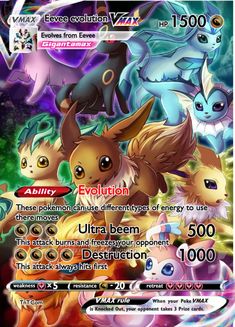 Card Gallery - PokeCardMaker in 2025 | Pokemon cards legendary, Rare pokemon cards, Cool pokemon cards