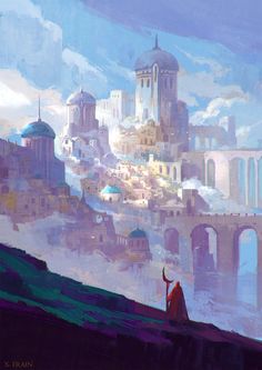 [ PERS0213 ] 2019, RAINMAN PAGE in 2025 | Environment concept art, Fantasy concept art, Fantasy city