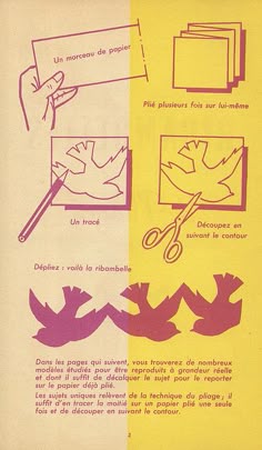 ribambelles et pliages 1 by pilllpat (agence eureka), via Flickr | Paper chains, Paper doll chain, Paper birds