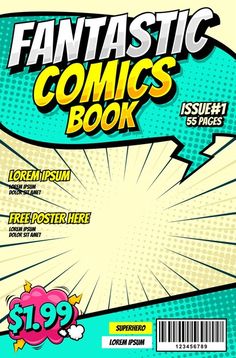 Cartoon comic pop art magazine cover | Premium Vector in 2025 | Magazine cover, Comics, Cartoons comics