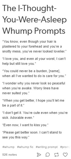 an ad for the i thought you were asleep whimp pompts website