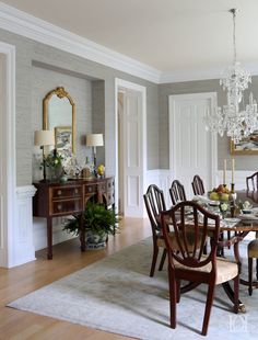 Google Image Result for https://d1h3pk8iipmcfn.cloudfront.net/blog/wp-content/uploads/2020/0… in 2025 | Dining room wallpaper, Elegant dining room, Traditional dining rooms