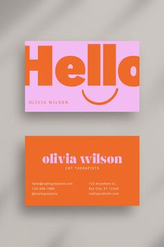 10 Therapist and mental health business card design ideas in 2025 | Business cards creative, Graphic design business card, Business card design