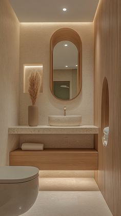 12 Japandi Bathroom Inspirations for Your Sanctuary in 2025 | Toilet design, Modern bathroom design, Bathroom inspiration