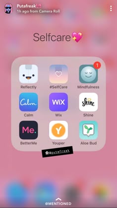 Apps to download 💕 Apps To Better Yourself, Apps For Motivation, How To Glow Up Ur Phone, Selfcare Apps, Self Care Apps For Teens, Apps Must Have Iphone Self Care, Selfcare Apps Iphone, Motivational Apps, App For Self Care