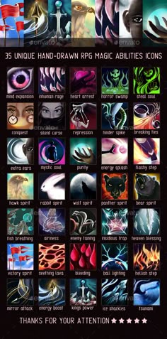 an image of some different types of artwork