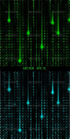 Matrix Abstract Vector Background | Vector background, Binary code, Abstract