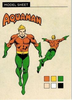 an old comic book cover with two men in green and yellow costumes flying through the air