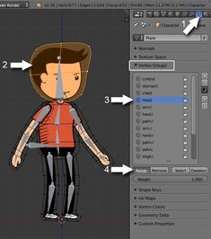 an animation character is shown in adobe