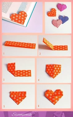 Pin by Joanna Winczura on Zapisane na szybko | Origami bookmark, Origami crafts diy, Diy origami