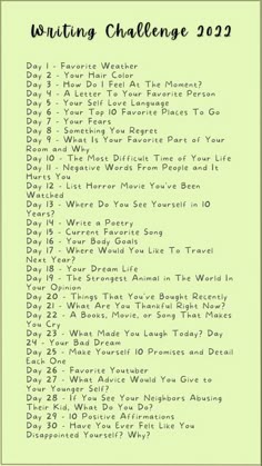 Pin by Allie Love on Journal Entries And Challenges | Writing challenge, Journal writing prompts, Journal inspiration writing
