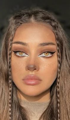 Fox Costume Makeup, Deer Makeup Tutorial, Lion Makeup, Wolf Makeup, Fox Makeup, Cat Halloween Makeup, Video Makeup, Deer Makeup, Bear Makeup