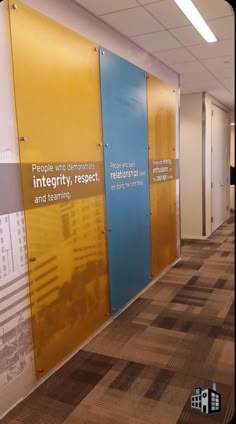 Pin by Steve Jordan on Signage / EGD | Office wall design, Corporate signage, Office wall graphics