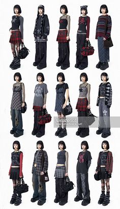Edgy Grunge Outfits That Are So Cool It Hurts in 2025 | Punk outfits, Grunge outfits, Alternative outfits