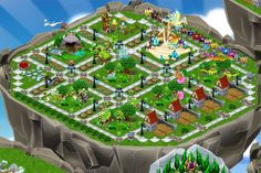 an image of a game that looks like it is in the middle of a mountain
