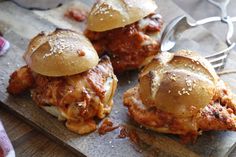 Air Fryer Chicken Parmesan Sliders