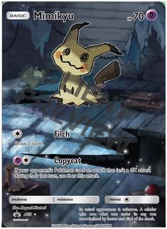 Mimikyu 58/145 Guardians Rising Extended Art Custom Pokemon Card | Pokemon cards, Cool pokemon cards, Make pokemon cards в 2025 г | Покемон, Плакат, Рисунки