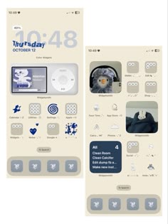 an iphone screen with various icons on it and the text,'today is friday '