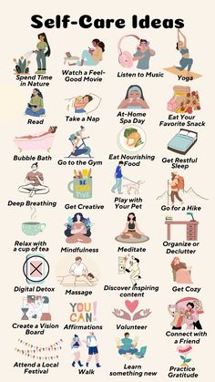 #Selfcare ideas! x Self Care Bullet Journal, Practicing Self Love, Wellness Habits, Self Care Activities, Mental And Emotional Health, Self Care Routine, Self Improvement Tips, Emotional Health, Healthy Habits