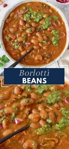 Creamy Borlotti Bean Stew