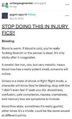 Injuries Reference, Tending Wounds Reference, Injury Ideas Writing, Writing Facts, Fever Whump Prompts, How To Write Realistic Injuries, How To Write Injuries, Injury Prompts, Writing Realistic Injuries