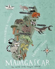 Épinglé par Ana Ferro sur Viagens en 2025 | Carte de madagascar, Géographie, Affiches de voyage