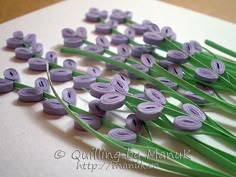 Quilled Lavender: A Delicate Artwork by ManuK